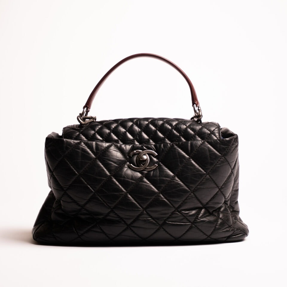 chanel matelassé 2 way handbag