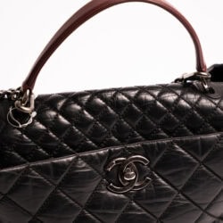 chanel matelassé 2 way handbag