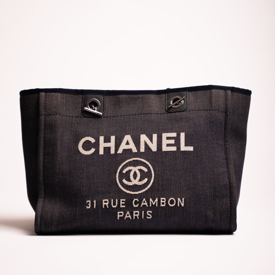 chanel deauville tote bag canvas