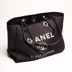 chanel deauville tote bag canvas