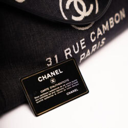 chanel deauville tote bag canvas