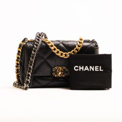Chanel 19 Lambskin Chain Shoulder Bag Medium