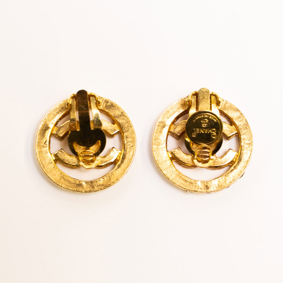 Chanel CC oorbellen clip-on